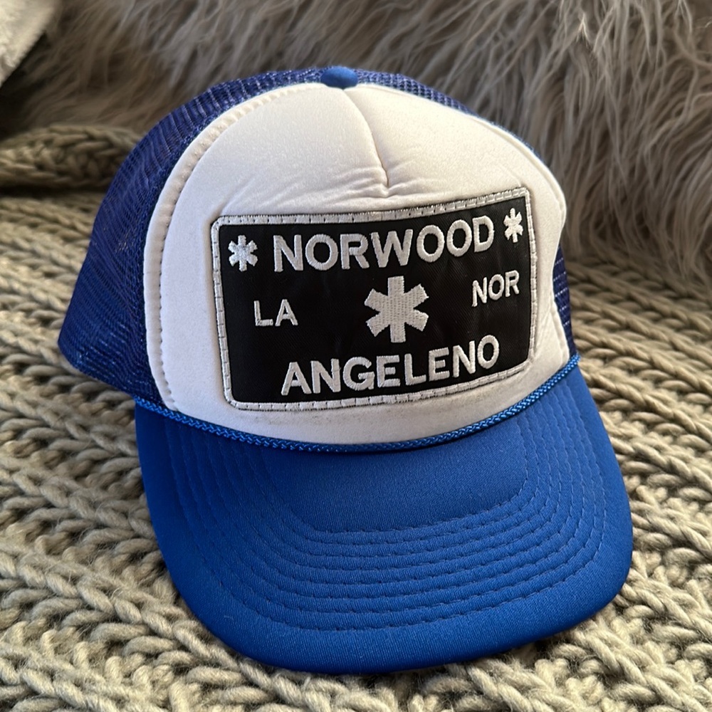 Norwood Los Angeles Baseball Cap Blue and White
